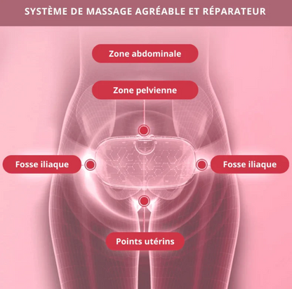 Ceinture Chauffante et Massante pour la Taille – Soulagement des Douleurs menstruelles ou abdominales