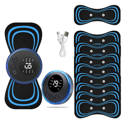 Mini Stimulateur Musculaire EMS avec 8 Modes et 19 Niveaux