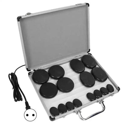 Kit de Pierres Chauffantes avec Valise Chauffante – Massage et Relaxation